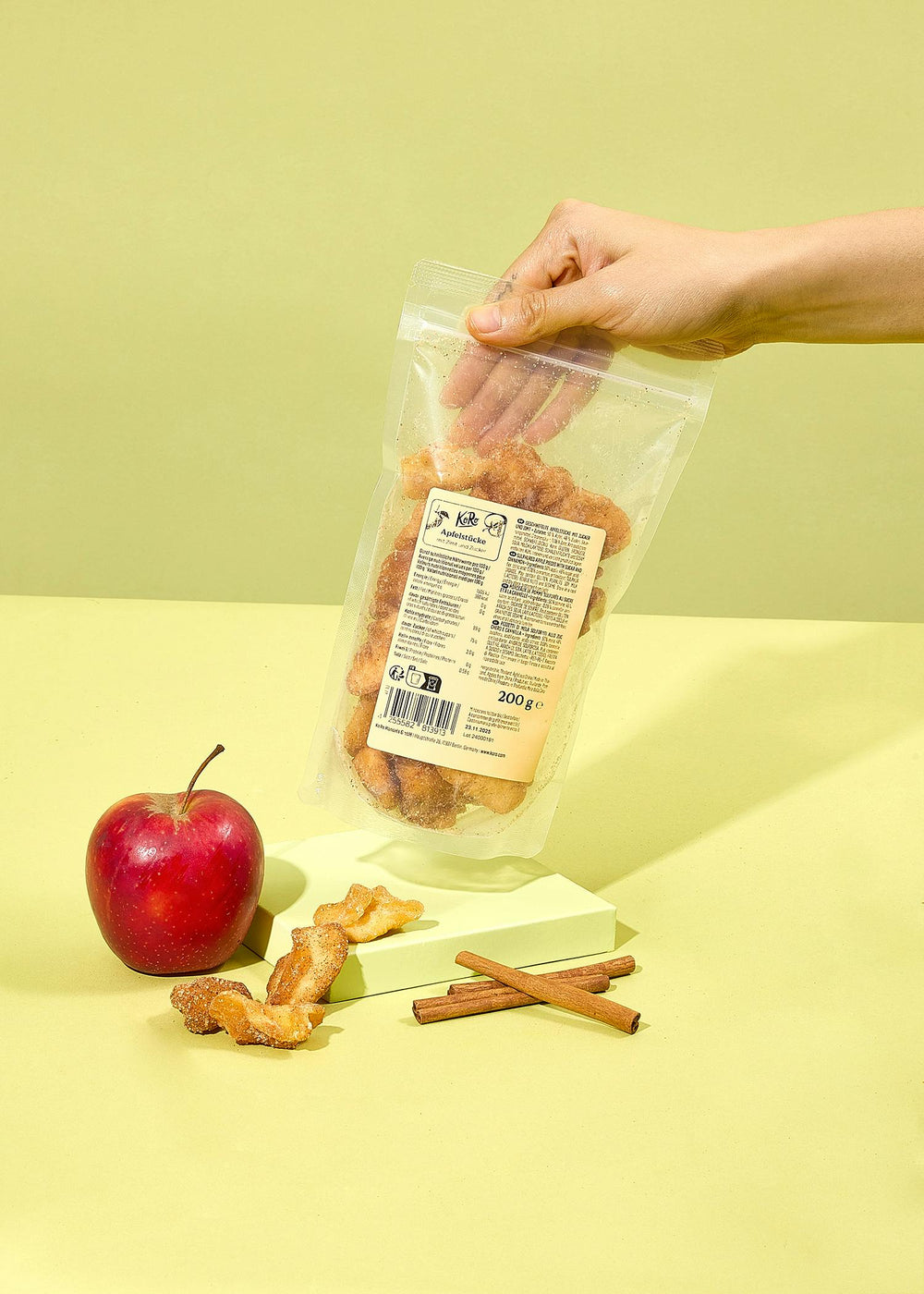 KoRo Apfelstücke mit Zimt und Zucker | 200 g - fitgrade.ch