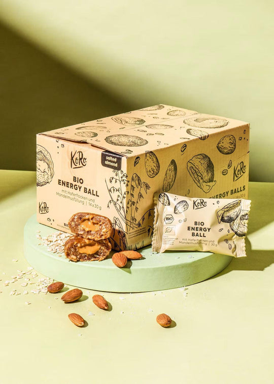KoRo Bio Energy Ball | 30g - 14 x 30g / Salted Almond - fitgrade.ch