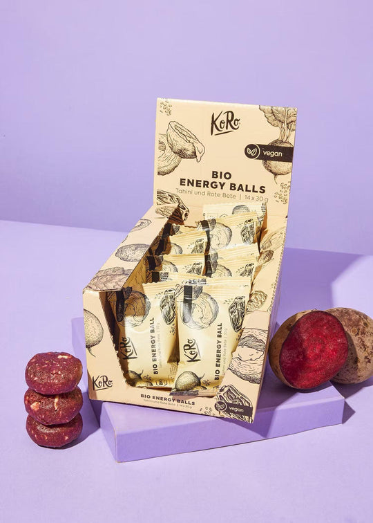 KoRo Bio Energy Ball | 30g - 14 x 30g / Tahini und rote Beete - fitgrade.ch