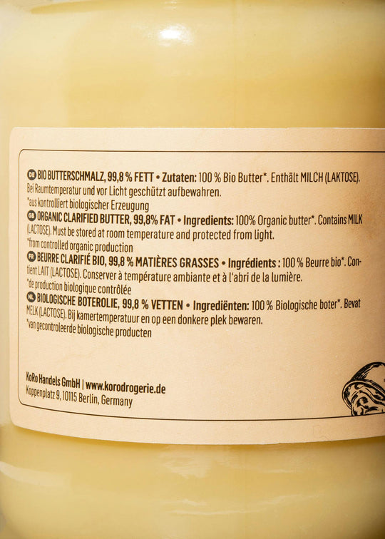 KoRo Bio Ghee | 420 g - fitgrade.ch