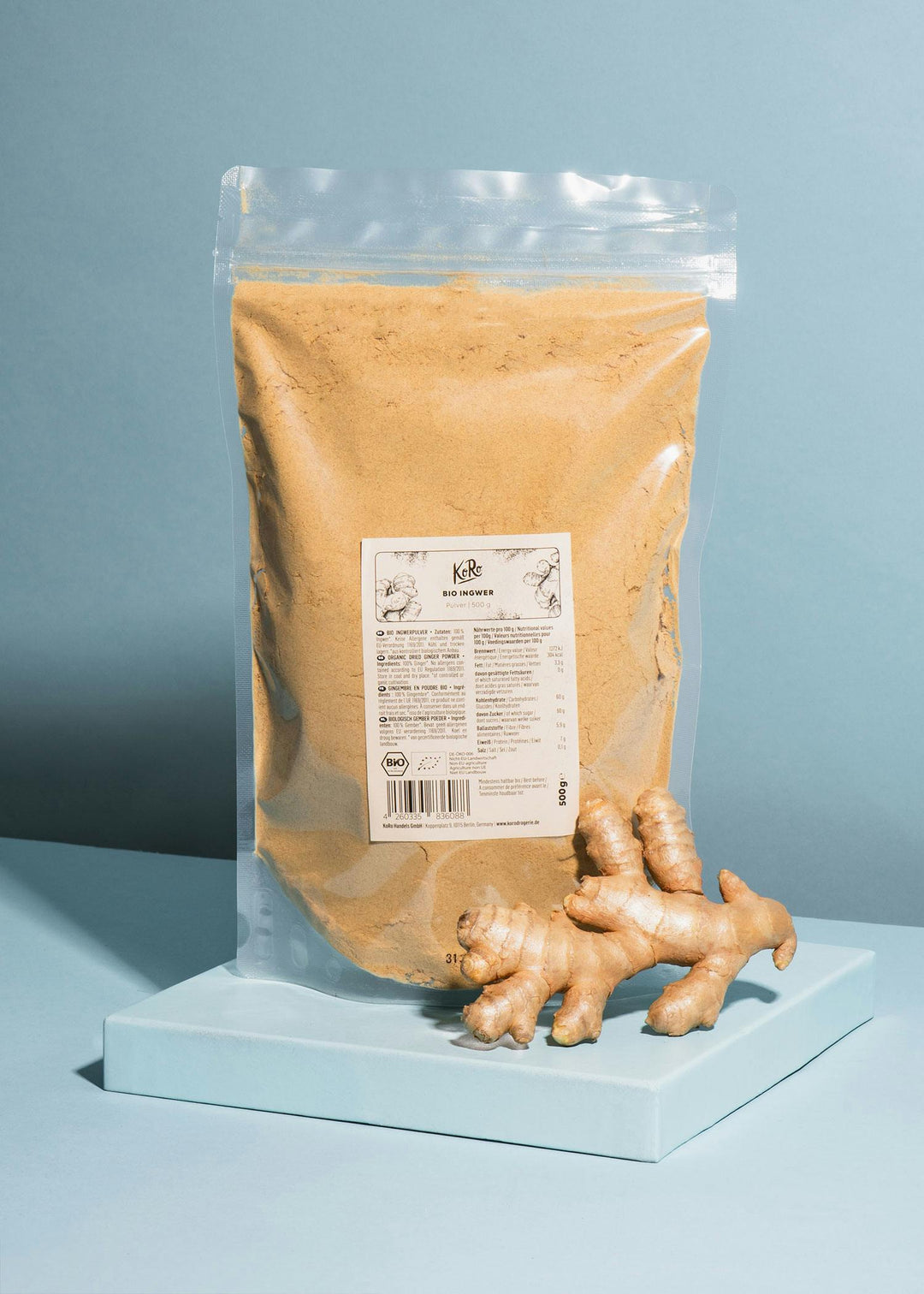 KoRo Bio Ingwer Pulver | 500 g - fitgrade.ch
