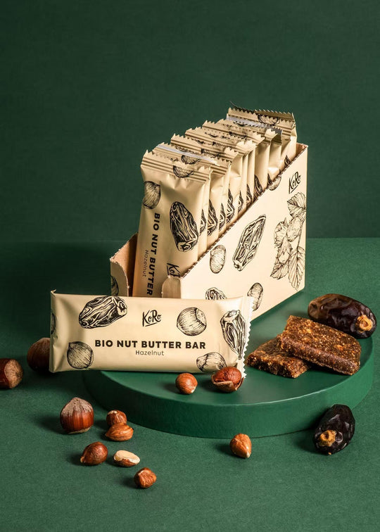 KoRo Bio Nut Butter Bar | 30g - 12 x 30g / Haselnuss - fitgrade.ch