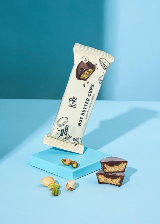 KoRo Bio Nut Butter Cups | 3x13g 3x13g Salty Pistachio - fitgrade.ch