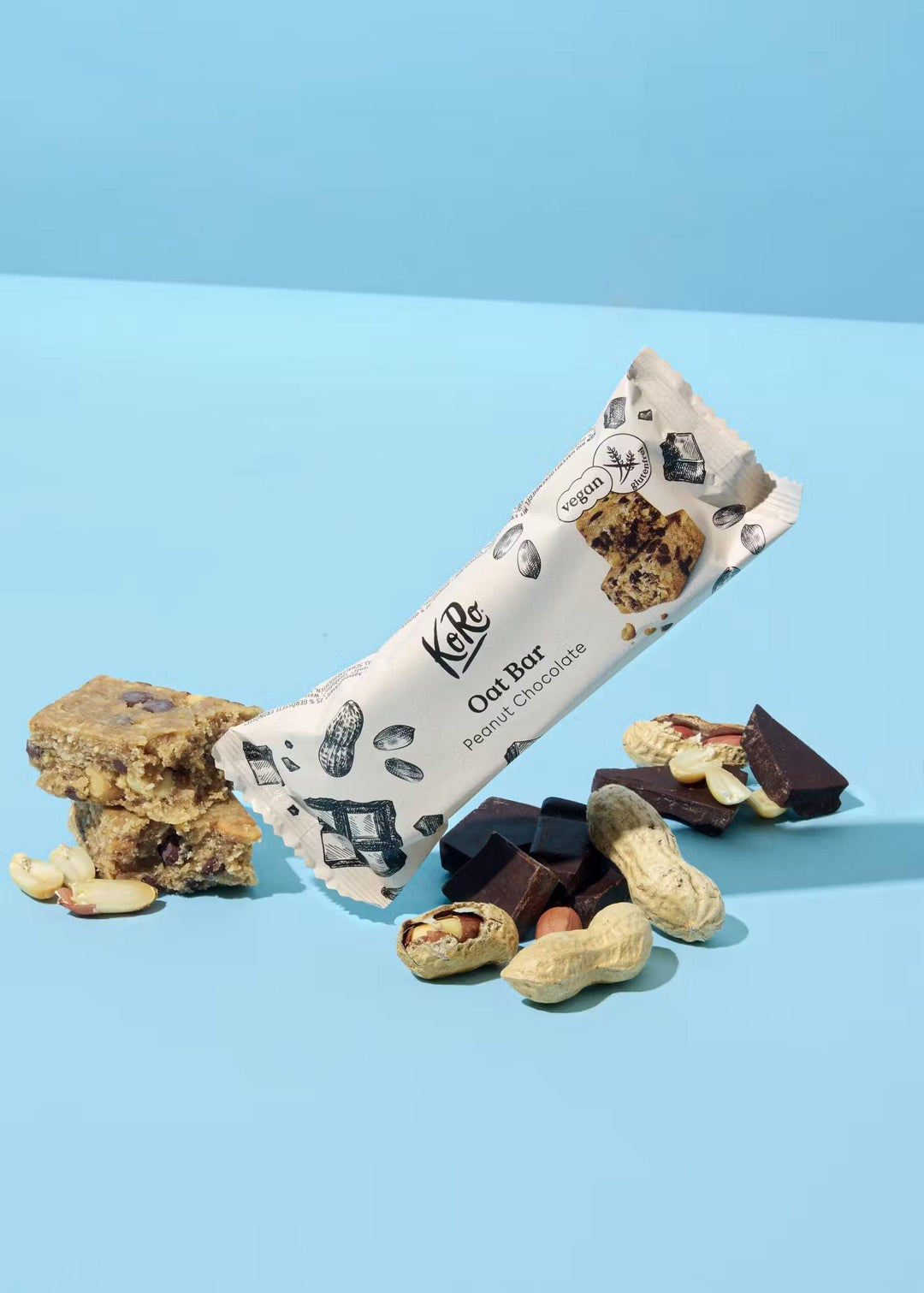 KoRo Bio Oat Bar | 60g - 60g / Erdnuss Schokolade - fitgrade.ch