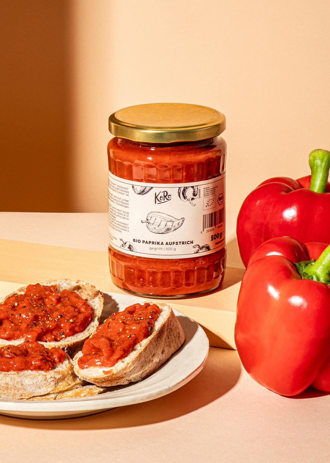 KoRo Bio Paprika Aufstrich Roasted Pepper | 500 g - fitgrade.ch