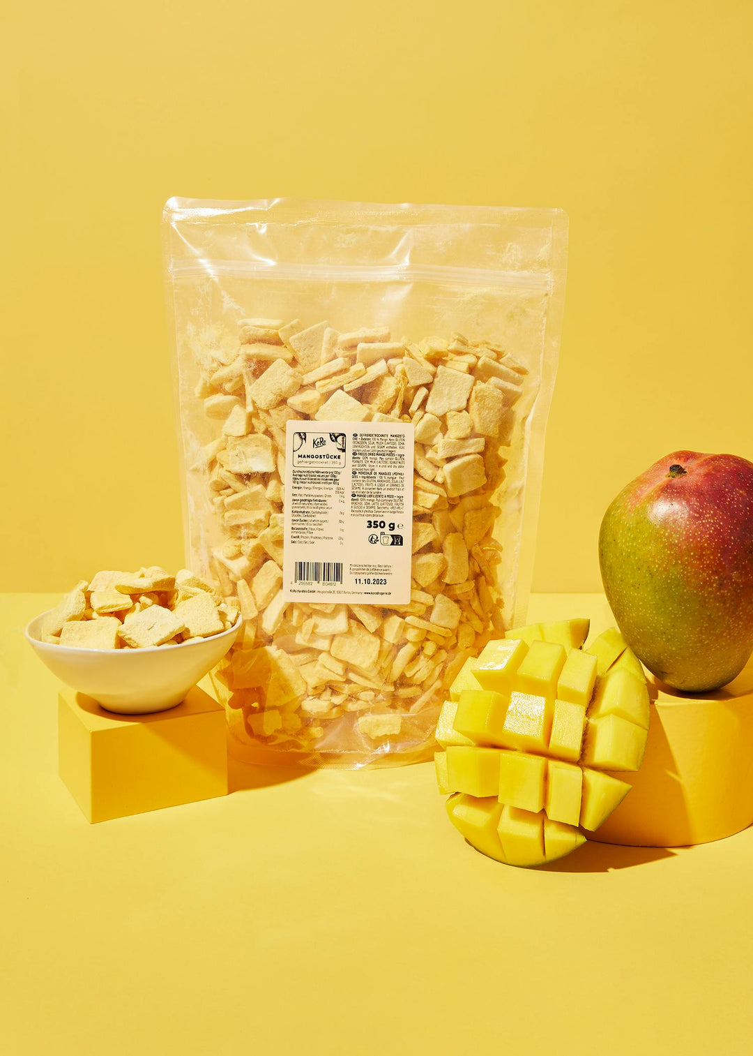KoRo Gefriergetrocknete Mangostücke | 350g - fitgrade.ch
