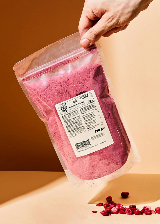 KoRo Gefriergetrocknetes Cranberrypulver | 250 g - fitgrade.ch
