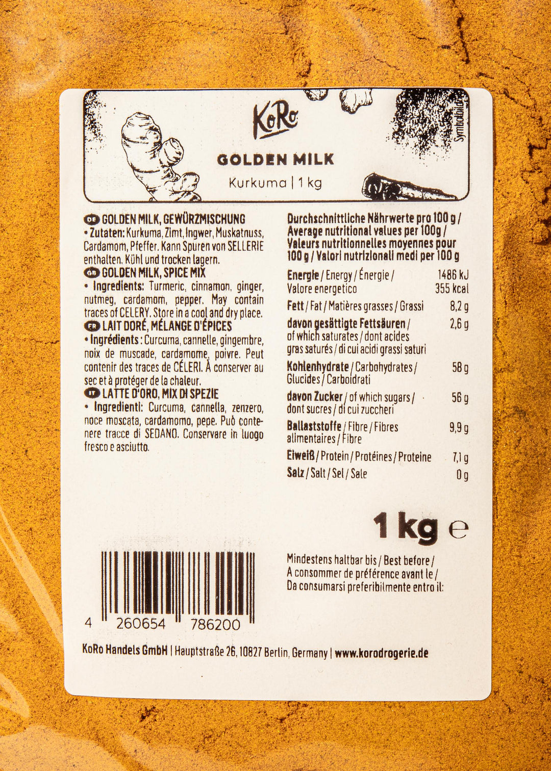 KoRo Golden Drink | 1 kg - fitgrade.ch