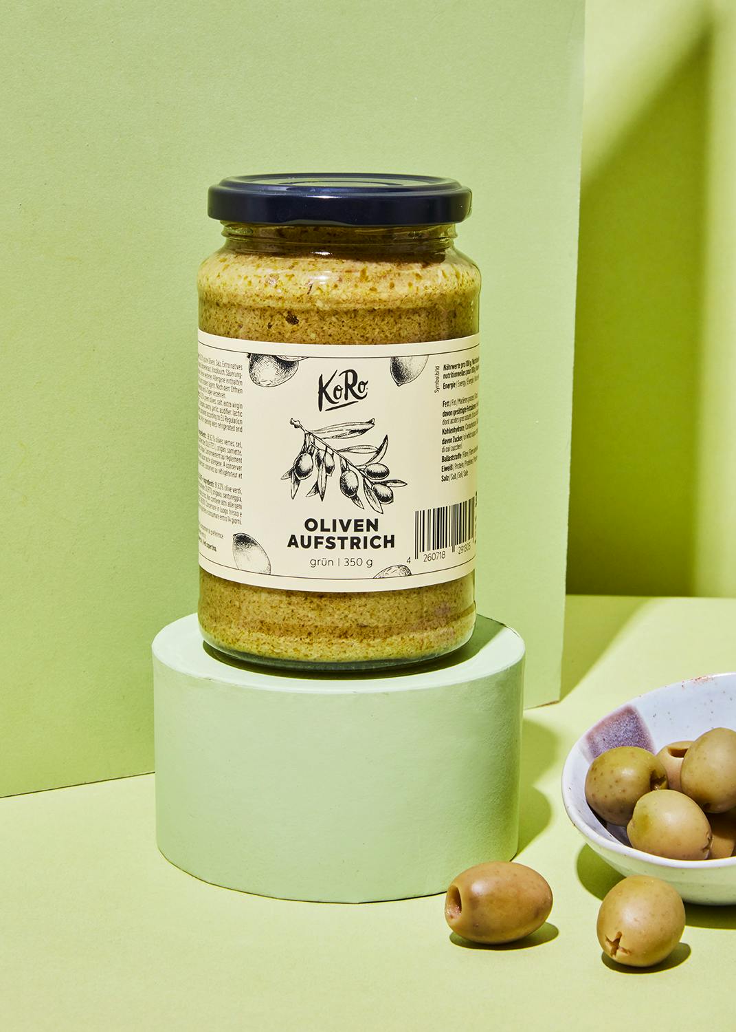 KoRo Grüne Oliven Aufstrich | 350 g - fitgrade.ch