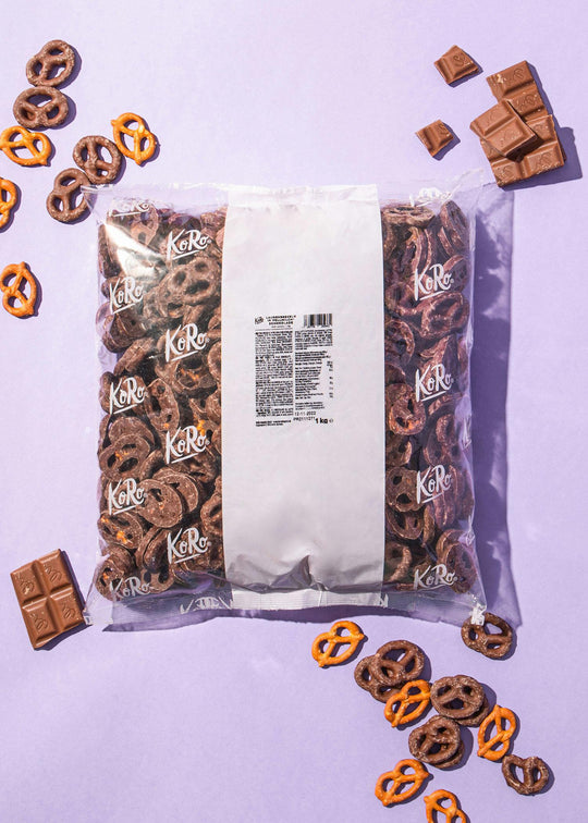 KoRo Laugenbrezeln in Vollmilchschokolade | 1 kg - fitgrade.ch