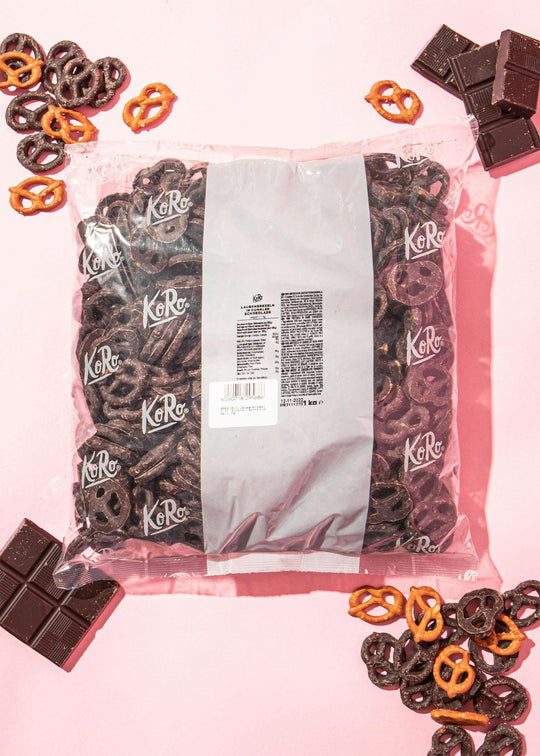 KoRo Laugenbrezeln in dunkler Schokolade | 1 kg - fitgrade.ch
