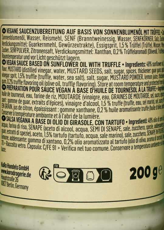 KoRo Vegane Trüffel Mayonnaise | 200 g - fitgrade.ch