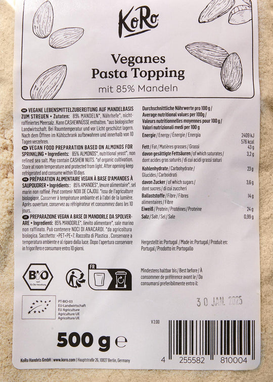 KoRo Veganes Bio Pasta Topping | 500g - fitgrade.ch